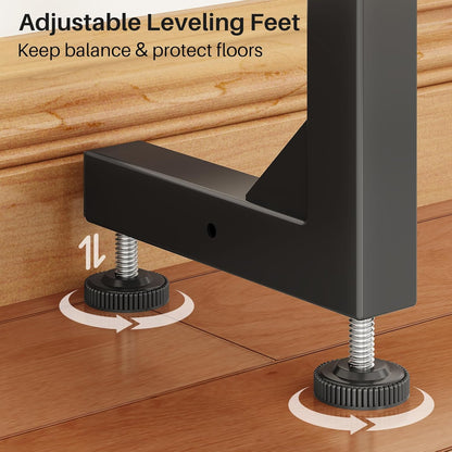 Adjustable Height Behind Couch Table & Narrow Split Console Table