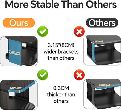 Vertical Stackable Shoe Rack & Narrow Closet Storage Organizer