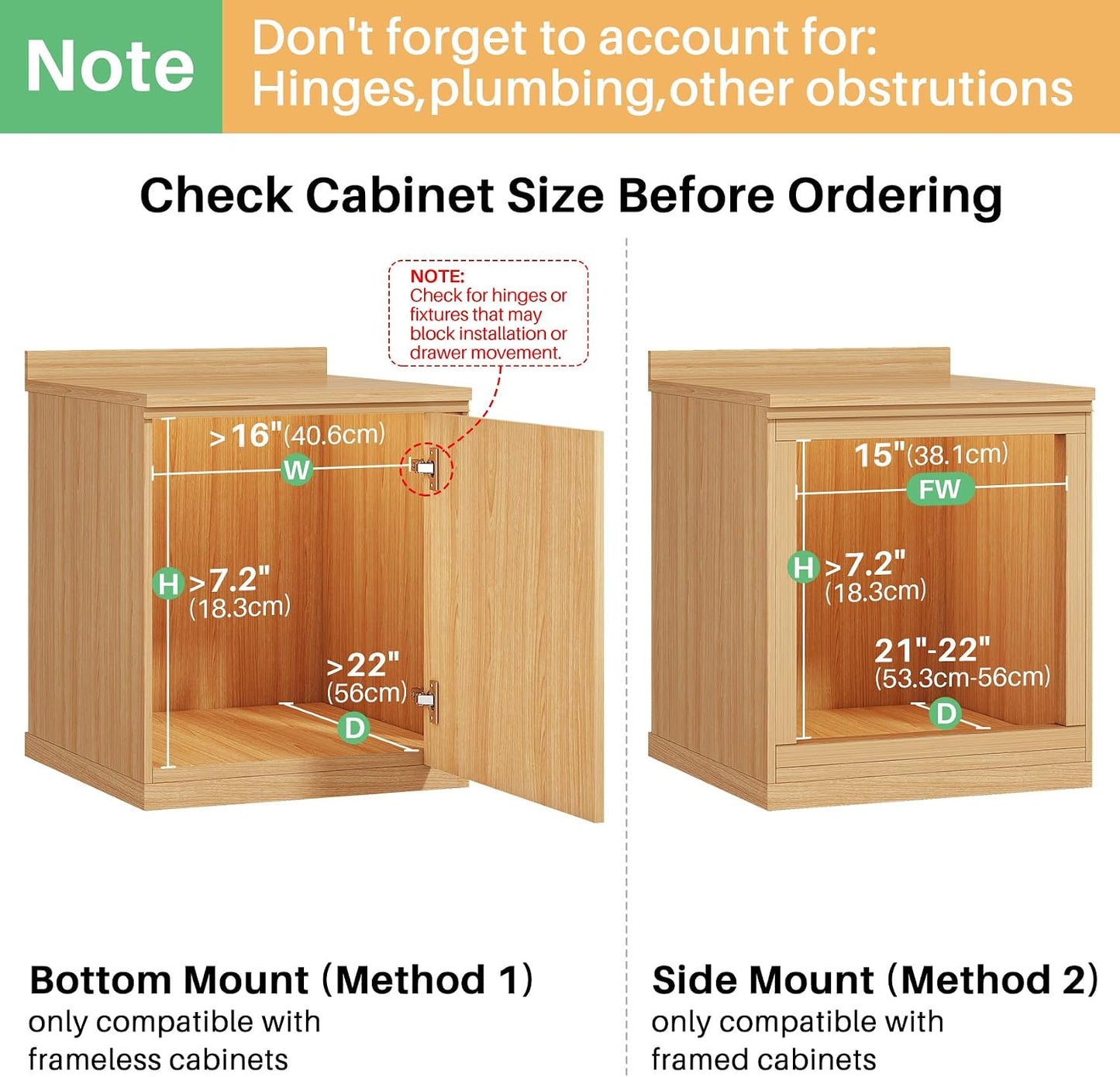 Soft Close Wooden Pull Out Cabinet Organizer & Roll Out Shelf