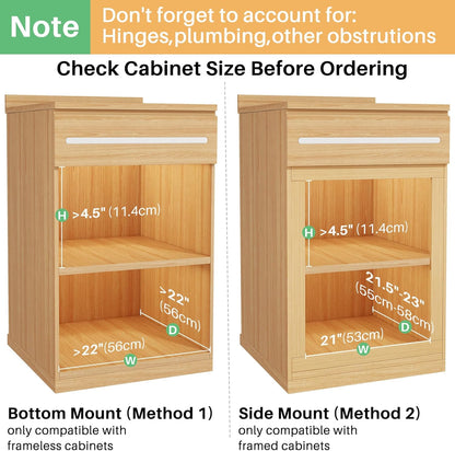 Soft Close Wooden Pull Out Cabinet Organizer for Pots and Pans